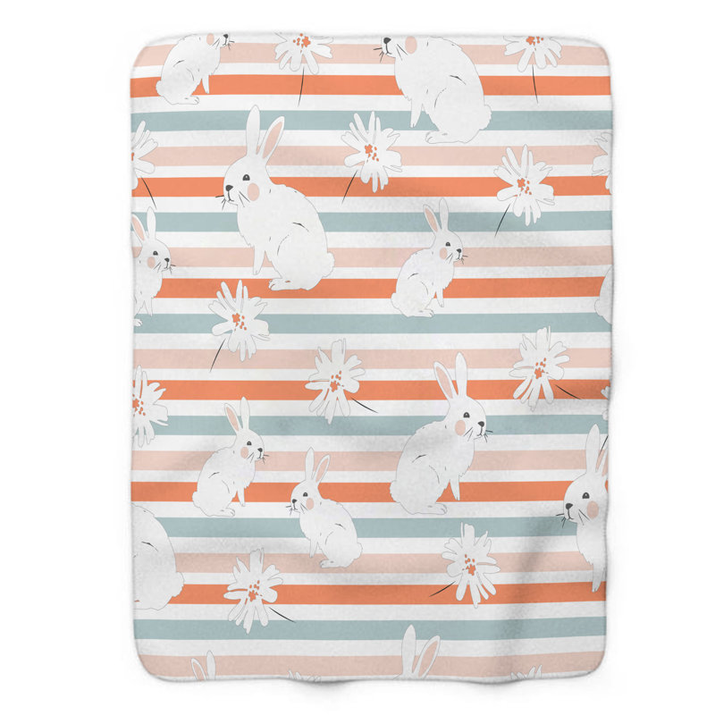 Boho Eggs - 1 pièce Sherpa Premium, L 50 po x L 60 po
