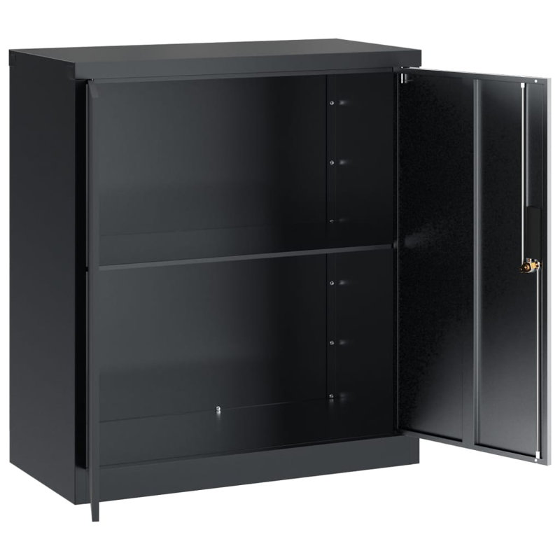 31.1'' Wide Storage Cabinet, Anthracite