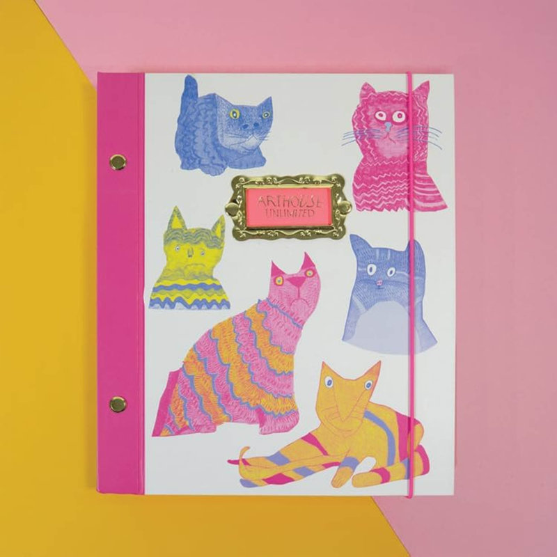  Arthouse A5 Hardback Journal - Miaow For Now