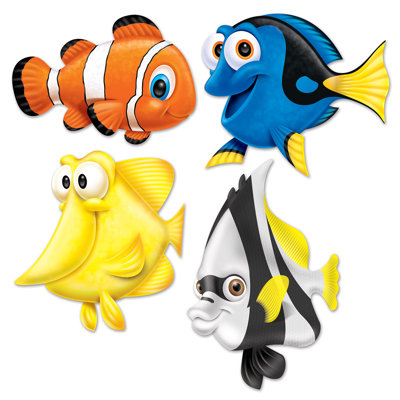 Découpes de poissons sous la mer