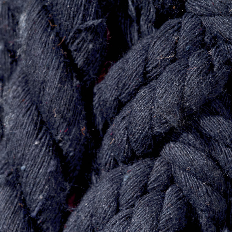 Blaken Cotton Rope Braided Oval Wall Mirror