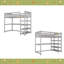 Lit mezzanine avec tablettes de rangement et bureau sous le lit-1661489752-1661489753