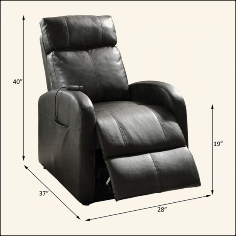 Synthetic Leather Power Motion Recliner W/Lift