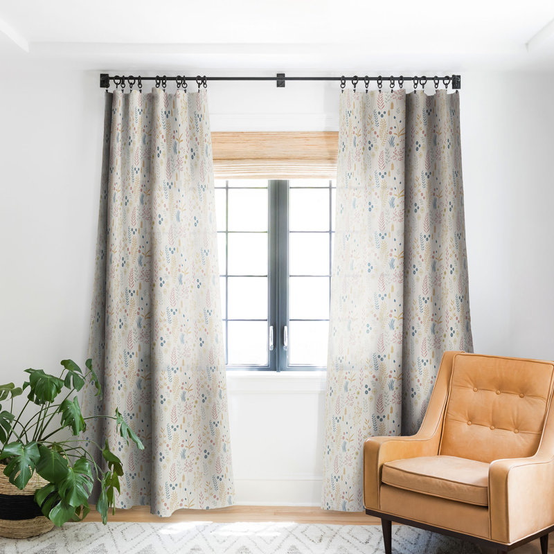 Annelle Blackout Curtain Pair, 50" W x 63" L