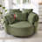 360° Swivel Chair Accent Barrel Chair-1510685197