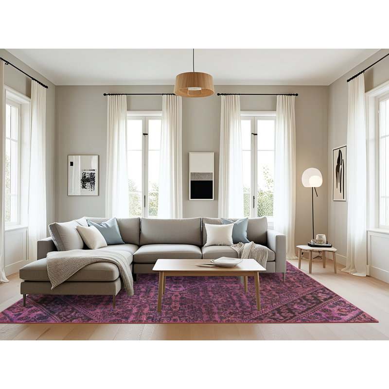 Abstract Indoor Rug, Rectangle 8' x 12'