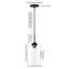 Luminaire suspendu cylindrique à 1 lumière Kagan-1819716530