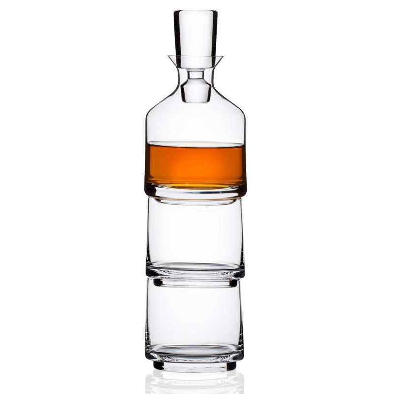 Ensemble de verres à whisky empilables trois-en-un Wine Enthusiast