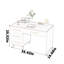 Bureau moderne blanc minimaliste-916120657