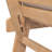 Hartley Coastal 66.5" Light Teak Eucalyptus Wood Convertible Outdoor Sofa Daybed with Foldable Arms & Beige Cushions for Patio and Backyard