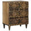50cm W Solid Wood Bedside Table