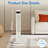 Antarctic Star Tower Fans for Home, 35" Standing Floor Fan with Remote, 85° Oscillating Fan, 24 ft/s High Velocity, LED Display |  3 Speeds, 3 Modes, 12H Timer| Whisper-Quiet Bedroom-111912562