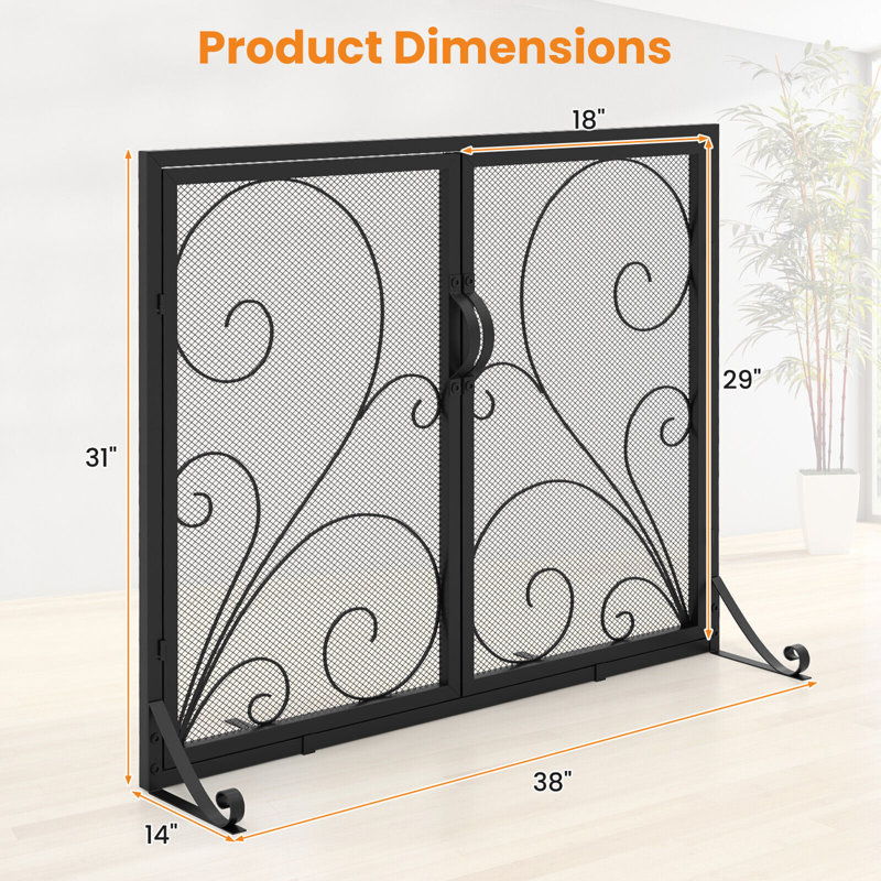 Elstone Metal Fireplace Screen