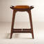 Tabouret de comptoir en chêne massif Porter-108806382