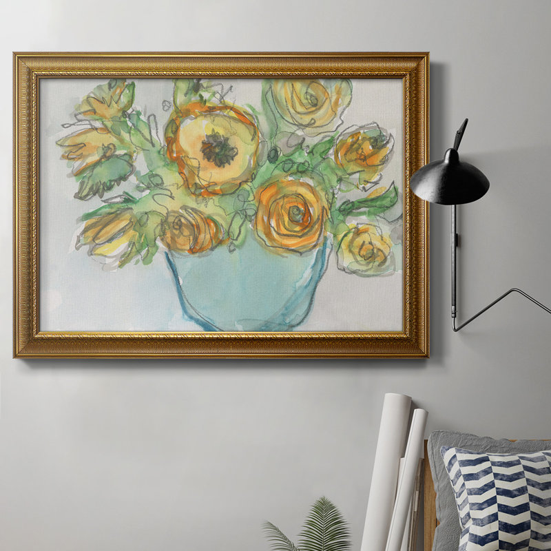 " Spring Floral Accent II " Painting Print