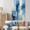Blue Nautical Shapes II - Coastal Minimalisme, art mural