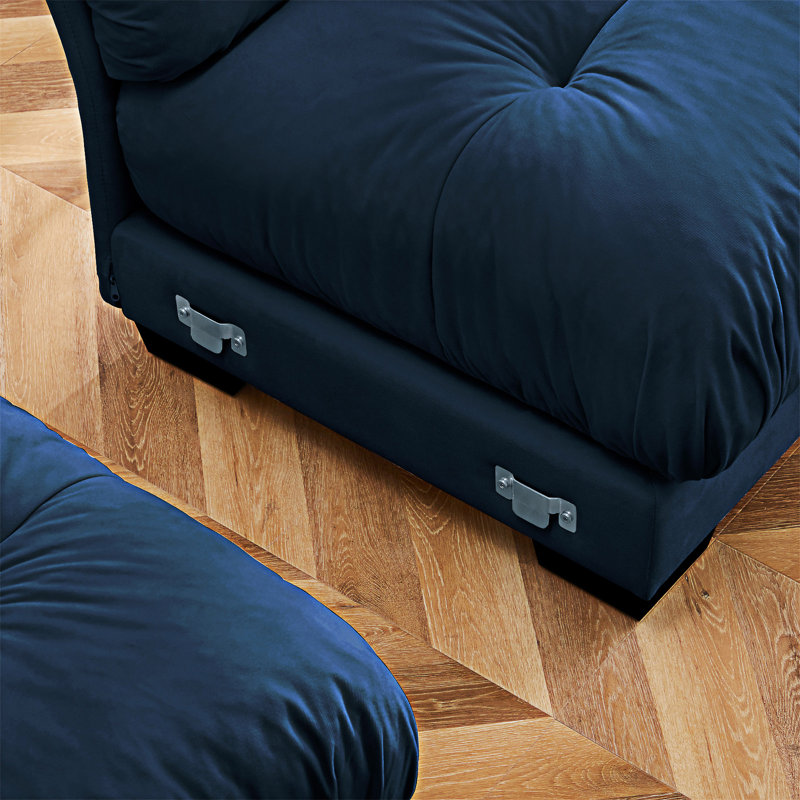 Upholstered Modular Sectional Sofa Couch