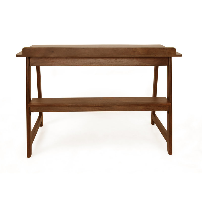 Bureau d'écriture en bois massif à un tiroir
