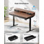 Bureau debout électrique réglable en hauteur avec tablette de rangement et tiroir coulissant, poste de travail ergonomique moderne-1111230112-1111230115