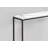 Accent Table, Console, Entryway, Narrow,Living Room, Bedroom, Metal, Contemporary