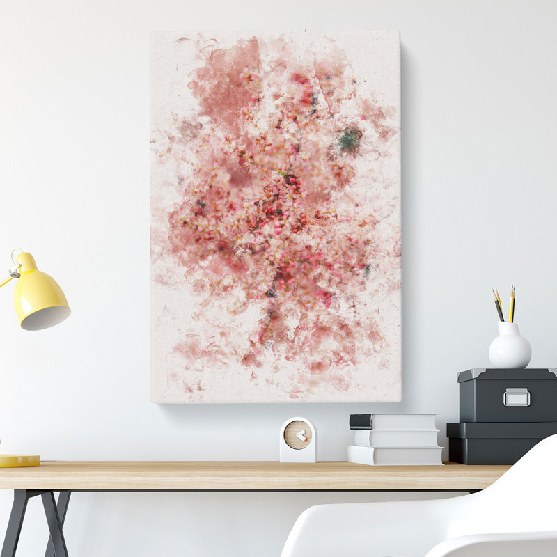 Cherry Blossom - Wrapped Canvas, 45cm H x 30cm W x 4cm D