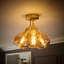 Dejuane Glass Semi Flush Mount-796683193-796683192