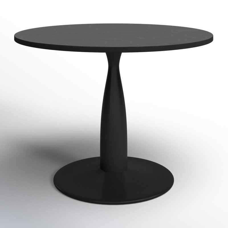 Betania 35'' W Pedestal Dining Table, 29.5" H x 35" W x 35" D