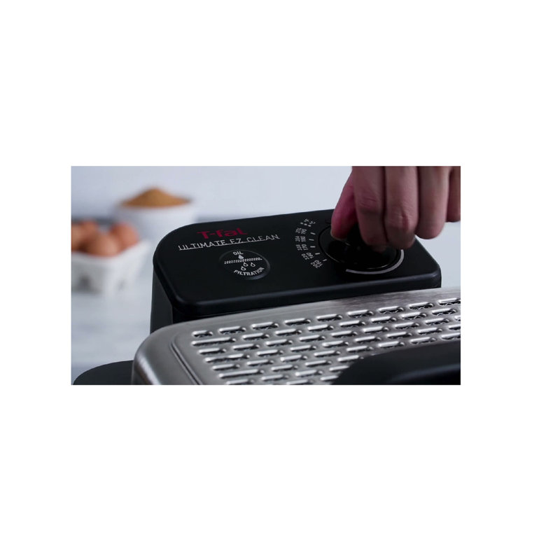 Stainless Steel 3.5 Liter Electric Deep Fryer with Oil Filtration