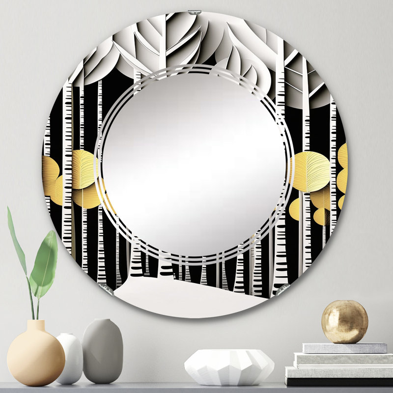 Miroir mural Wintrud, 24 po x 24 po
