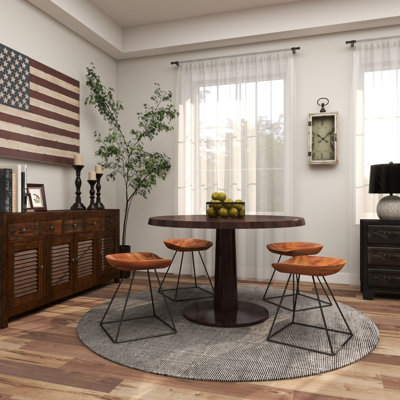 Monticello Solid Wood Accent Stool