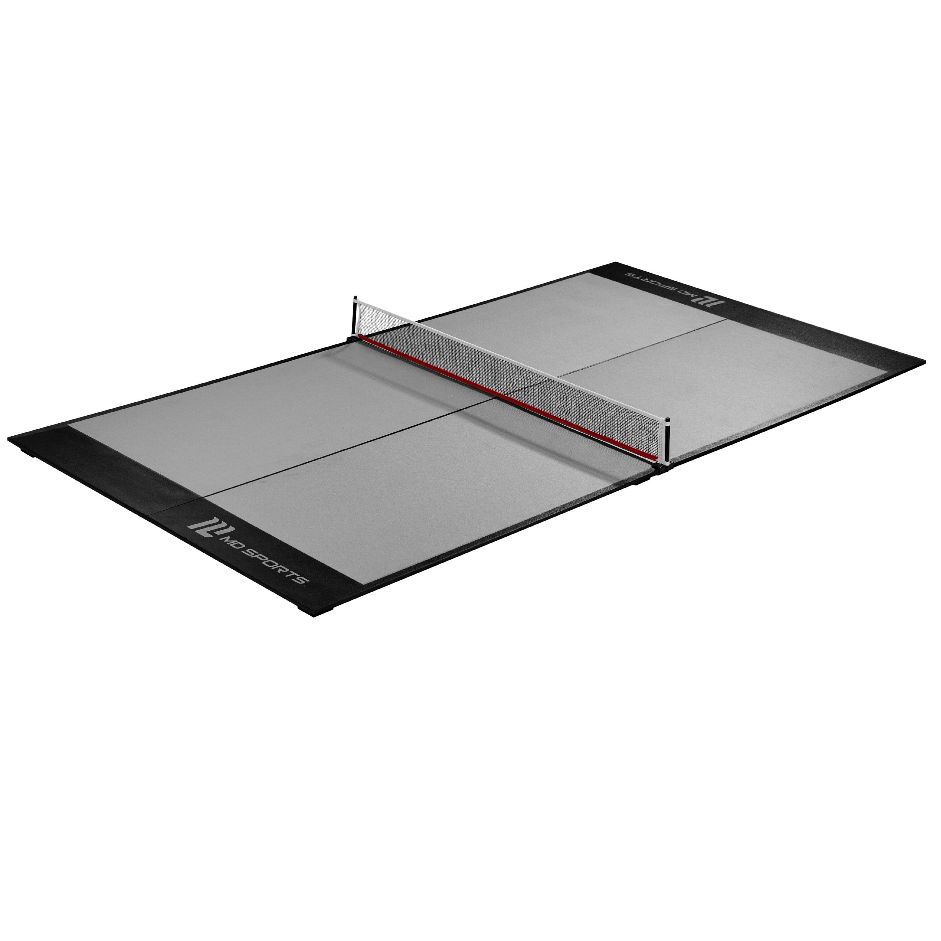 MD Sports 4Piece Foldable Table Tennis Conversion Top, 9mm Thick