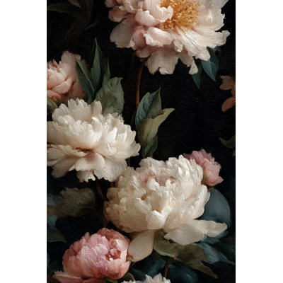 Floral Wallpaper Peonies Botanical Wall Mural