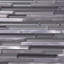 Waterfall Linear Glass And Metal Mosaic Tile-61209338