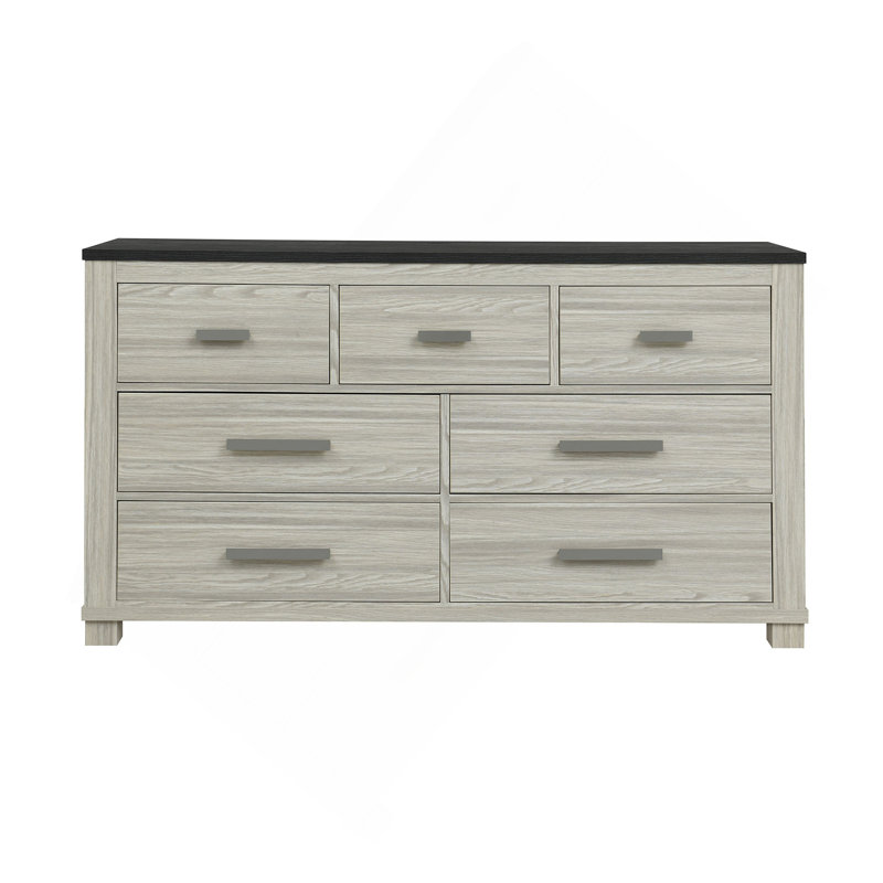 Dresser With Panel Details & Streamlined Handles