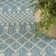Ridlon Geometric Machine Woven Polyester/Polypropylene Indoor/Outdoor Area Rug in Aqua/Blue