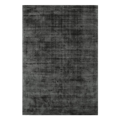 Doris Plain Silky Charcoal/Grey Rug