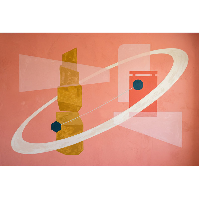 Papier peint moderne Mid Century, Non tissé, 200 po x 120 po