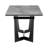 Cerdic Extendable Metal Base Dining Table