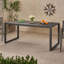 Table de salle à manger d'extérieur en aluminium