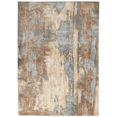 Tapis gris / beige Ryanne