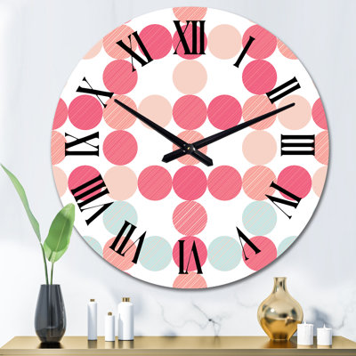 Oversized Patterned 36" Wall Clock