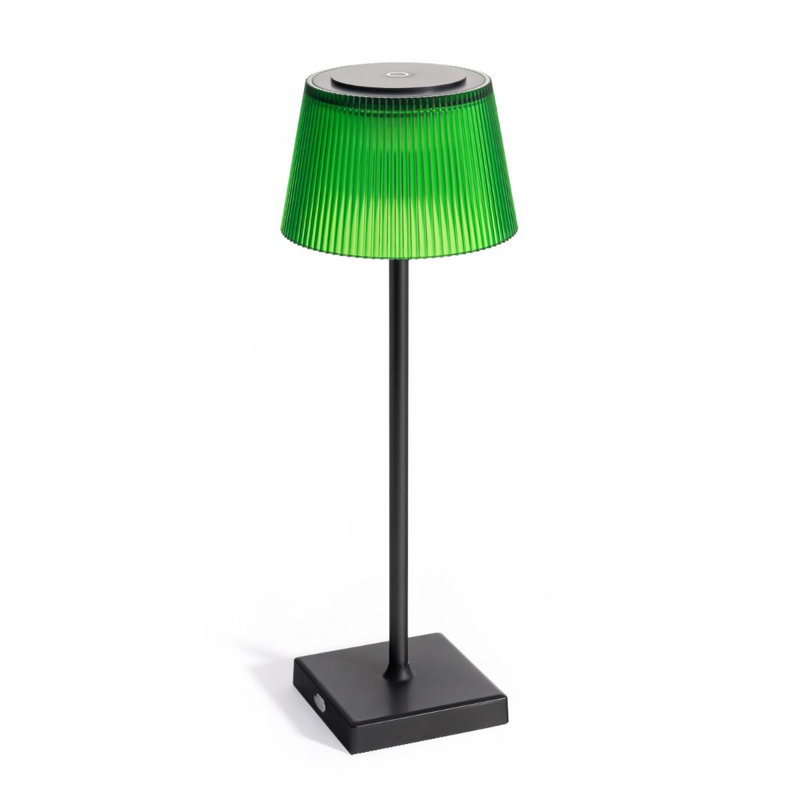 Metal Desk Lamp, Green, Black