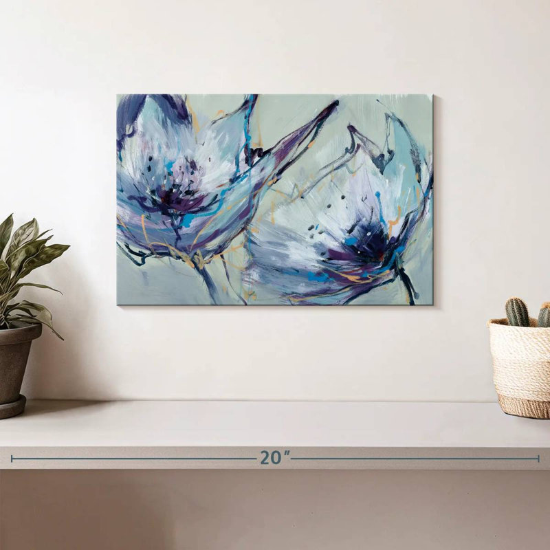 Avery en fleurs lilas, H 8 po x l 12 po