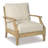  Arikka Eucalyptus Outdoor Lounge Chair