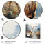 Décoration murale en métal Animal Deer Misty Morning I - Animaux-1374437192