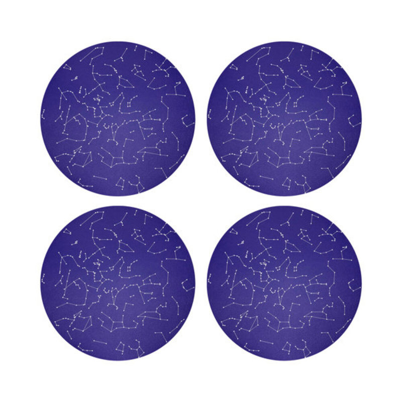 Constellations Stars Pebble 16" Vinyl Placemat