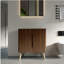 CC0430F305 Ensemble de meuble-lavabo sur pied rayé en noyer rayé 30 po sans lavabo Etna
