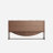 Unique 3D Wave Texture Sideboard With Marble-Like Sticker Top