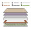 Coussin modulaire beige en polyester-1966612246