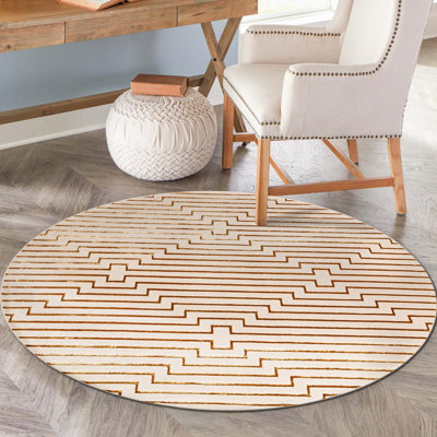 Tapis Mirage Nikica Latitude Run® blanc et or
